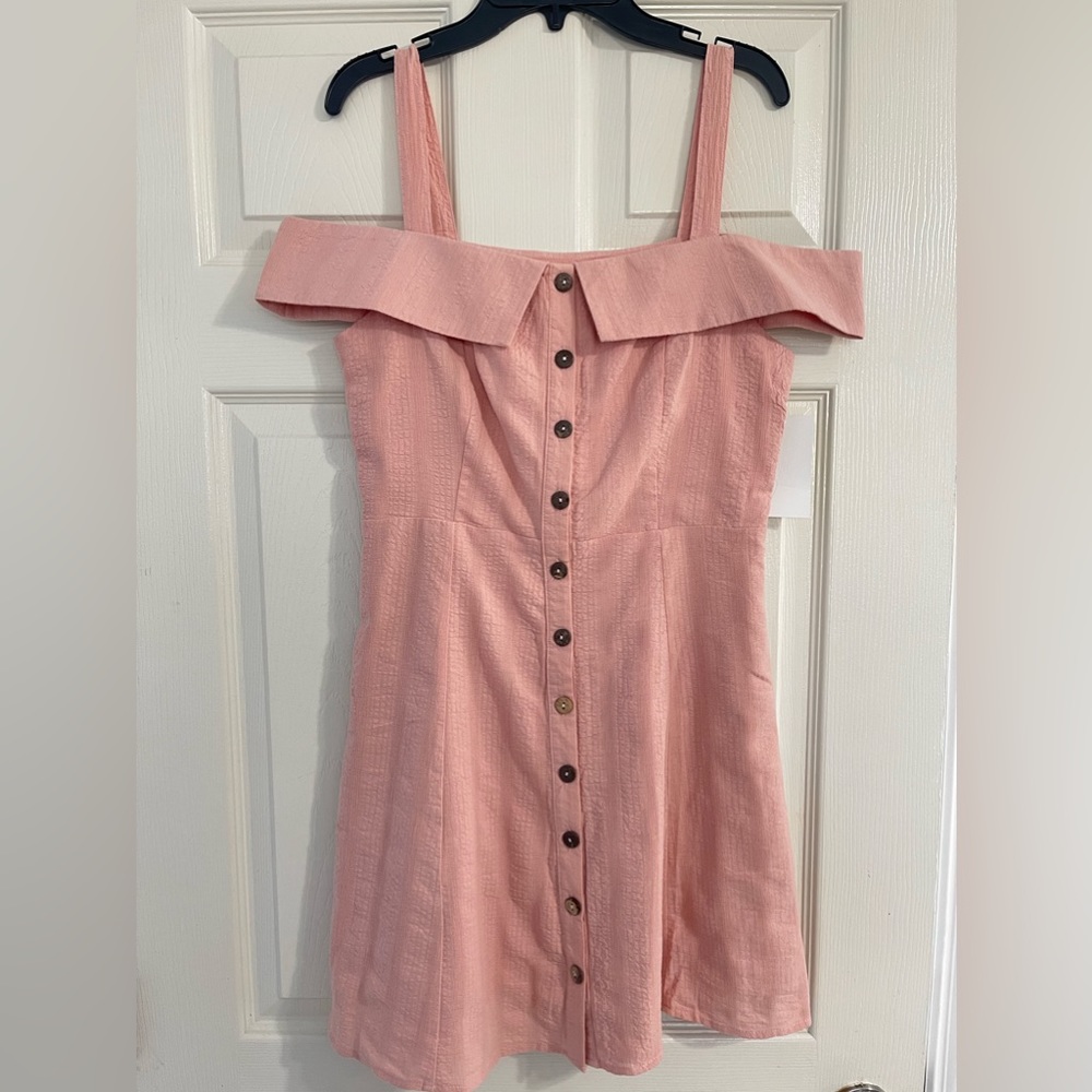 BWT Pink off the Shoulder Dress